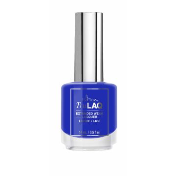 Front view of EzFlow TruLaq shade Blue Morning Glory Bottle
